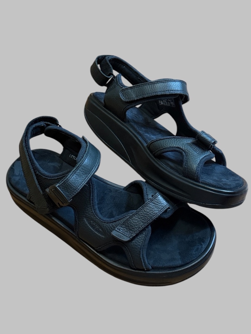 MBT Women's Kisumu 3S Black Platform Sandals